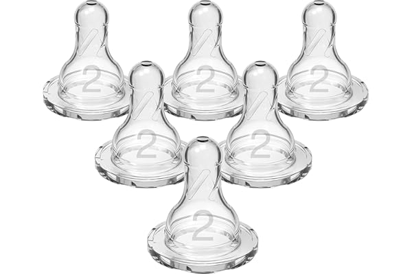 Dr. Brown's Natural Flow Level 2 Narrow Baby Bottle Silicone Nipple